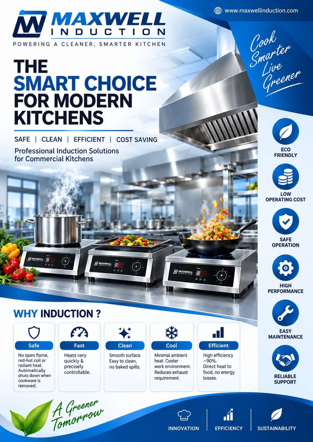 MAXWELL INDUCTION - Commercial Induction Technology